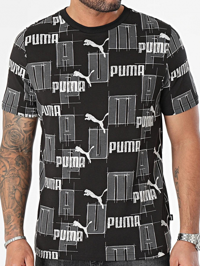 T-shirt essentiel logo noir homme - Puma