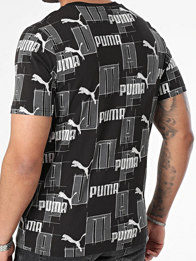 T-shirt essentiel logo noir homme - Puma