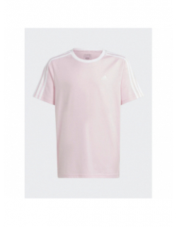 T-shirt 3s bf manche courte rose fille - Adidas