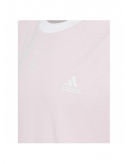 T-shirt 3s bf manche courte rose fille - Adidas