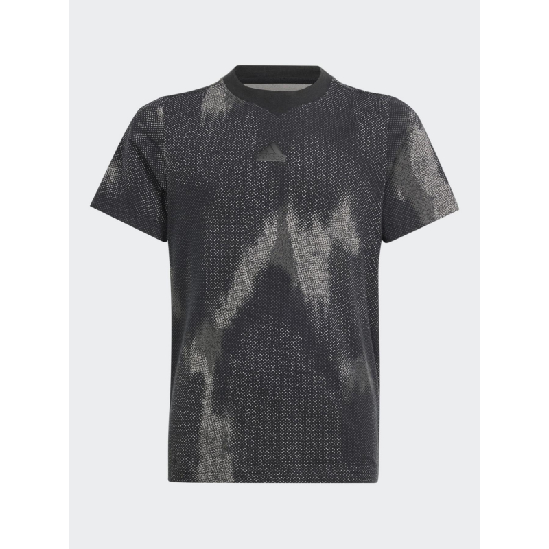 T-shirt aop noir enfant - Adidas