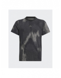 T-shirt aop noir enfant - Adidas
