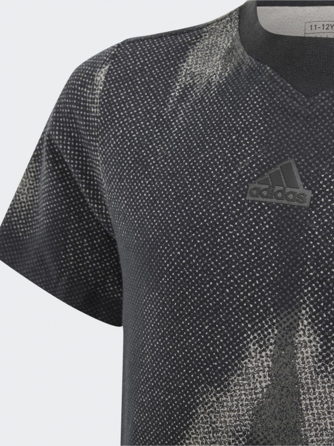 T-shirt aop noir enfant - Adidas
