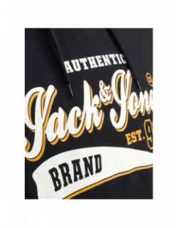 Sweat à capuche logo authentic noir homme - Jack & Jones