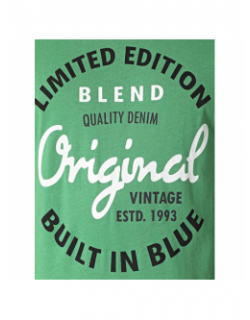 T-shirt manches courtes original vert homme - Blend