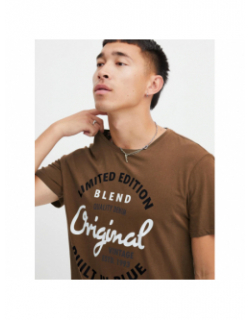 T-shirt manches courtes original marron homme - Blend