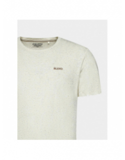 T-shirt moucheté blanc homme - Blend