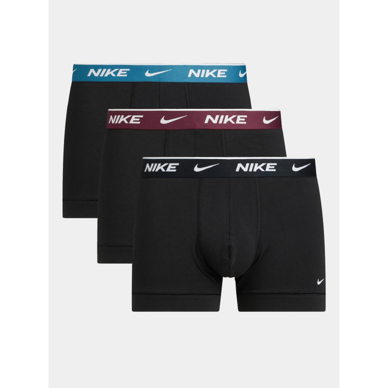 Pack de 3 boxers trunk bleu noir bordeaux homme - Nike