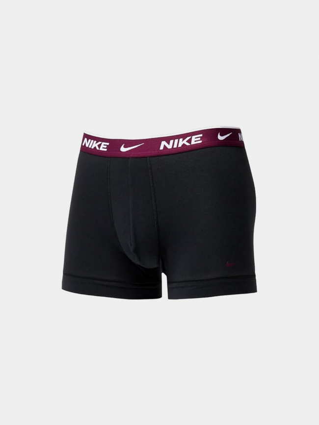 Pack de 3 boxers trunk bleu noir bordeaux homme - Nike