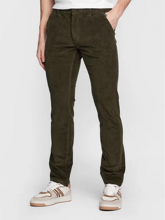 Pantalon effet velours vert homme - Blend