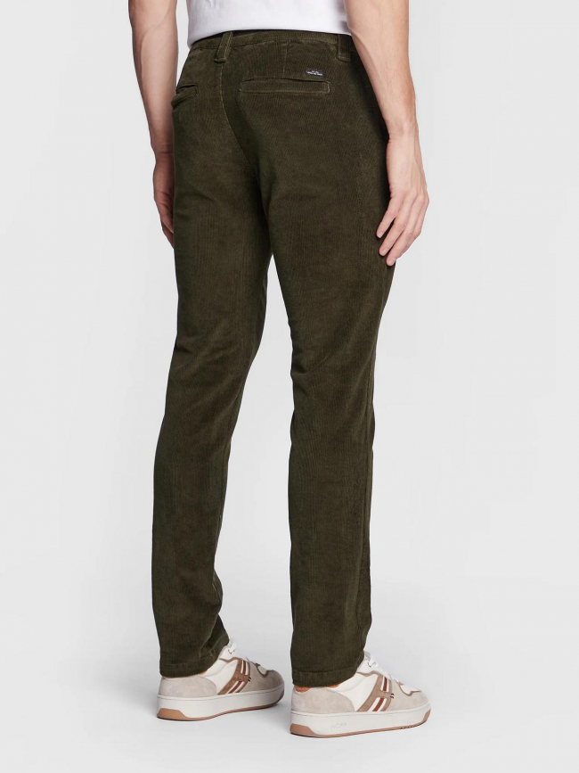 Pantalon effet velours vert homme - Blend