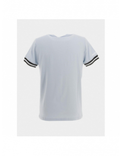 T-shirt manche courte malcom bleu homme - Helvetica