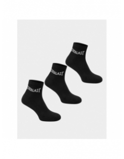 Lot de 3 paires de chaussettes 39/42 noir homme - Everlast