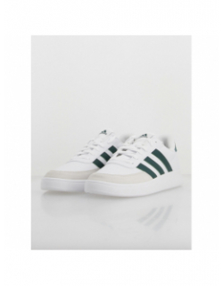Baskets breaknet 2.0 blanc vert homme - Adidas