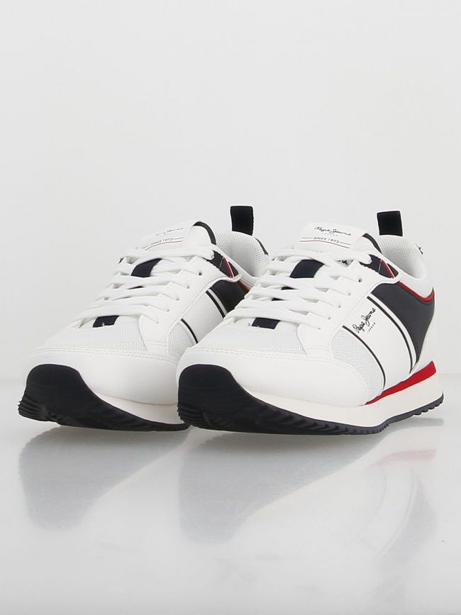 Baskets dublin brand blanc homme - Pepe Jeans