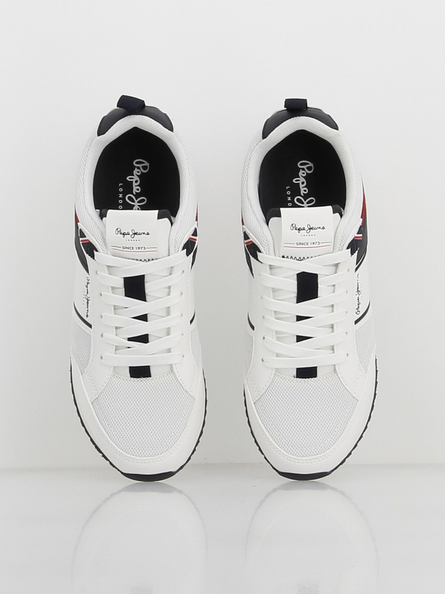 Baskets dublin brand blanc homme - Pepe Jeans