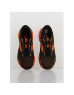 Chaussures de running ghost 15 noir orange homme - Brooks