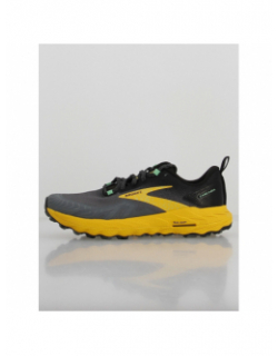 Chaussures de trail cascadia 17 gris jaune homme - Brooks