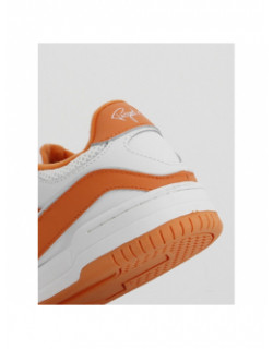 Baskets trainer bicolore orange blanc - Project X Paris