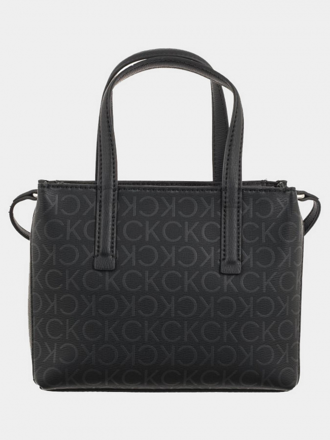 Mini sac à main monogramme noir femme - Calvin Klein