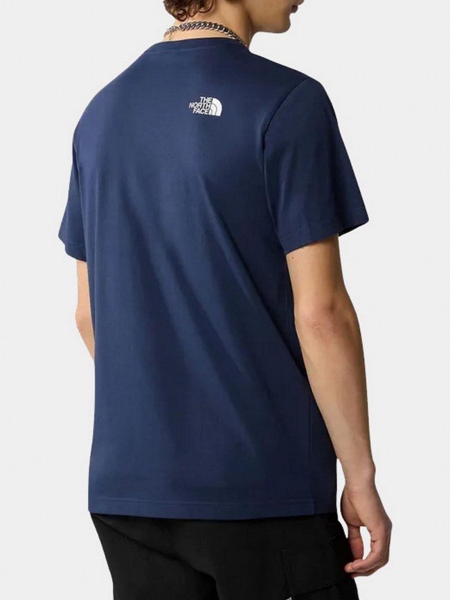 T-shirt simple dome bleu marine homme - The North Face