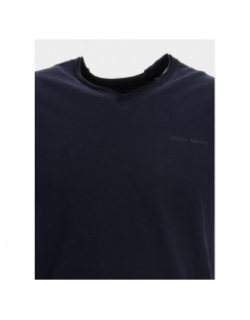 T-shirt manches courtes gildas bleu marine homme -  Teddy Smith