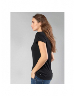 T-shirt smallvtrame argenté noir femme - Le Temps Des Cerises