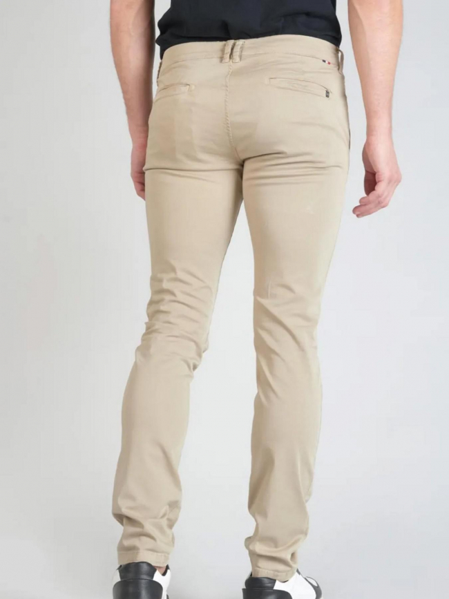Pantalon chino cesar beige homme - Le Temps Des Cerises