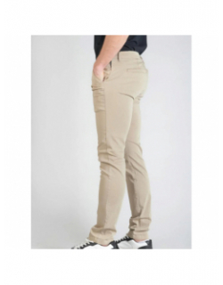 Pantalon chino cesar beige homme - Le Temps Des Cerises