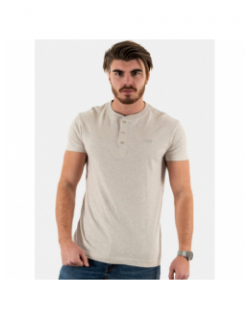 T'shirt logo vintage brose beige chiné homme - Superdry