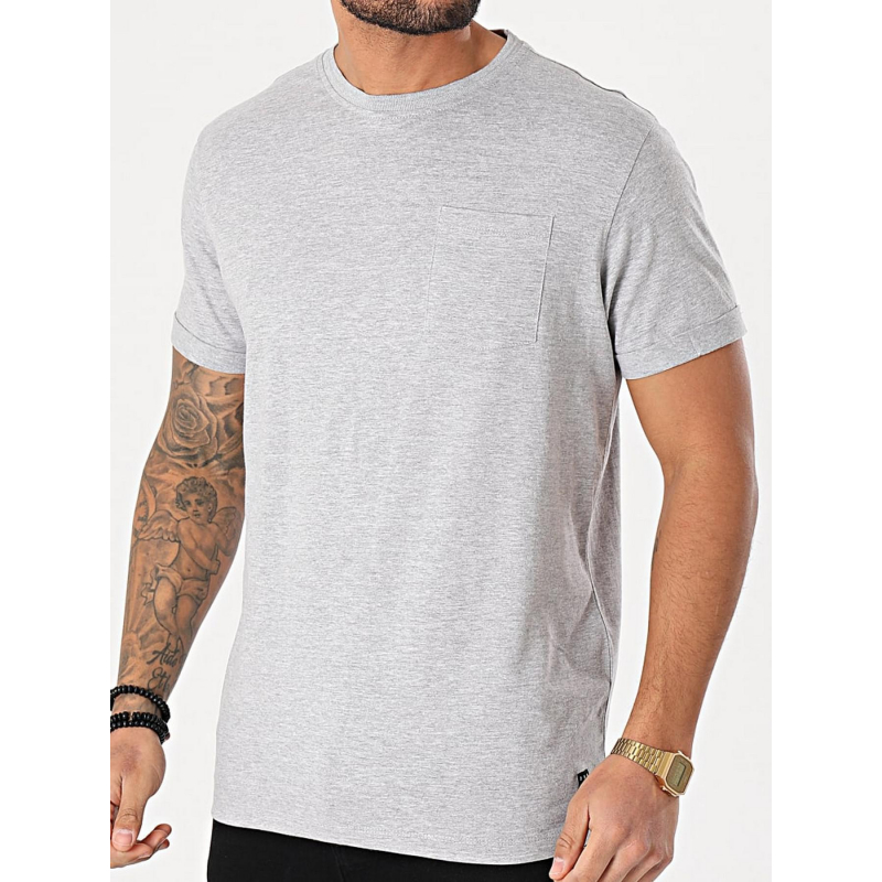 T-shirt manches courtes bhnasir gris homme - Blend