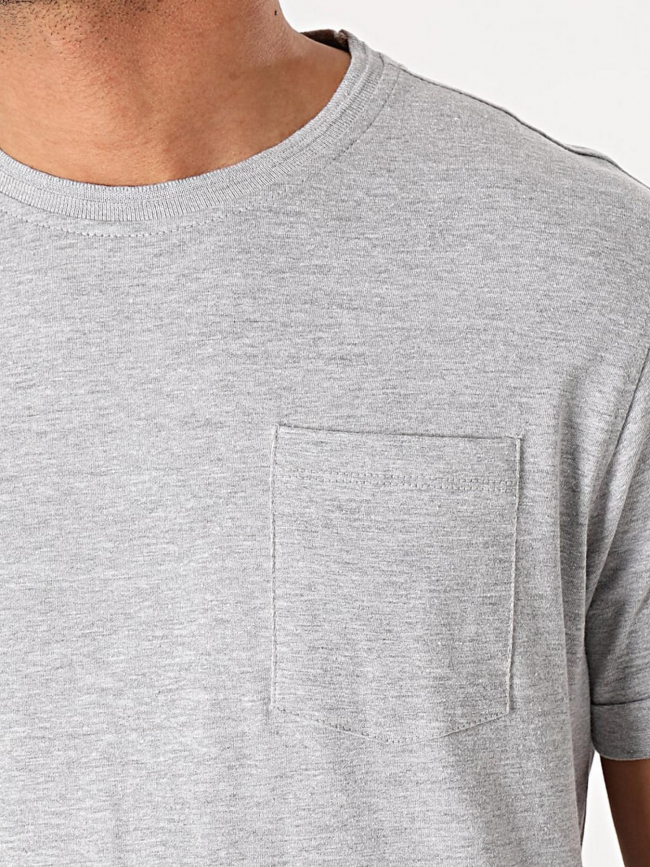 T-shirt manches courtes bhnasir gris homme - Blend