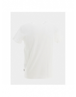 T-shirt poche colorée rayures blanc homme - Blend