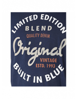 T-shirt manches courtes original bleu marine homme - Blend