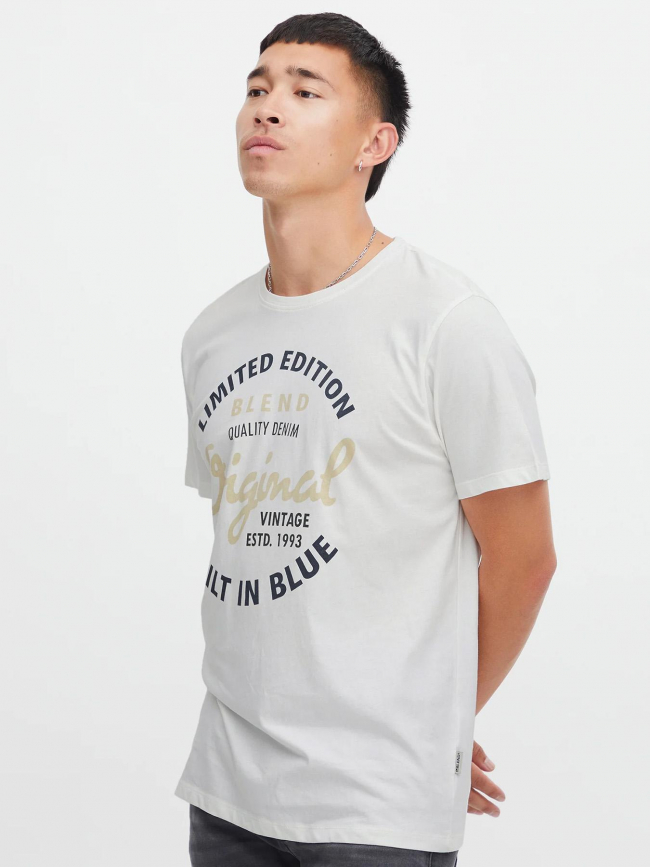 T-shirt manches courtes original blanc homme - Blend