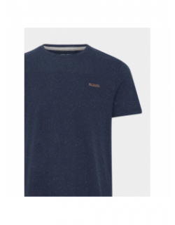 T-shirt manches courtes moucheté bleu homme - Blend