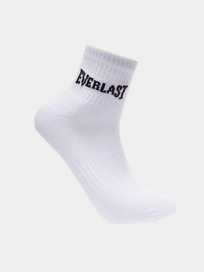 Lot de 3 paires de chaussettes 43-46 blanc - Everlast