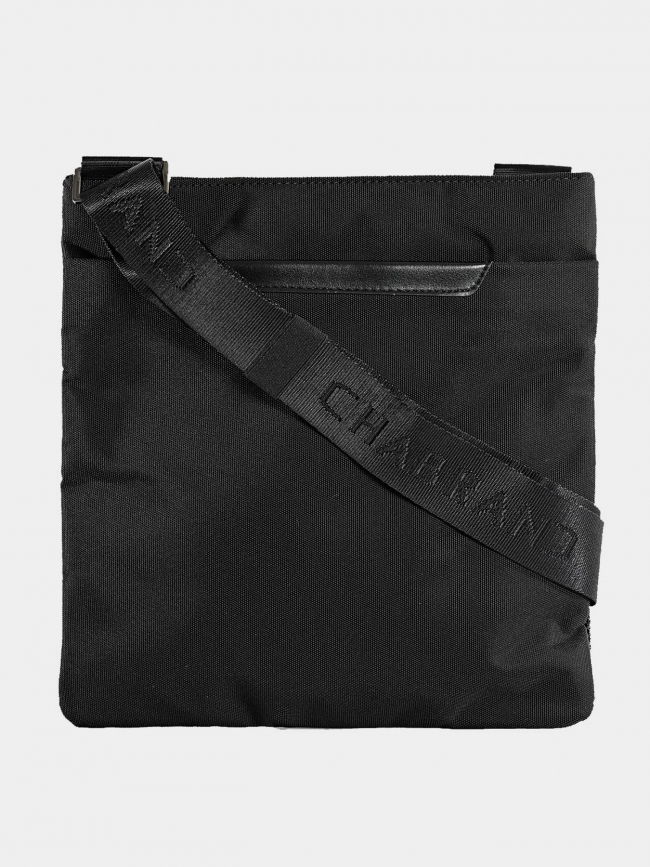 Sacoche bandoulière plat jules noir homme - Chabrand