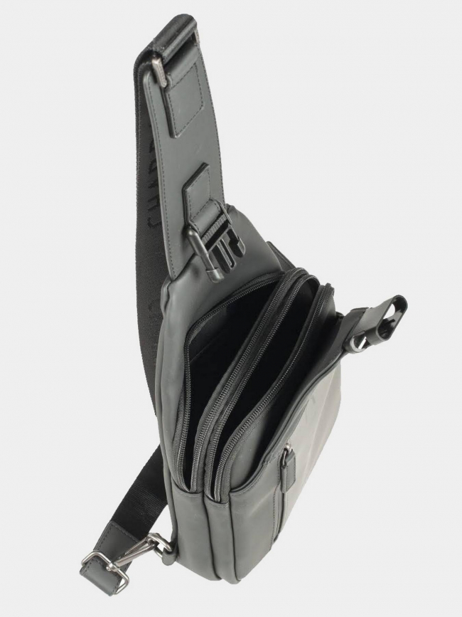 Sacoche body touch bis noir gris homme - Chabrand