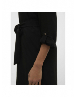 Robe courte à ceinture gavina noir femme - Vero Moda