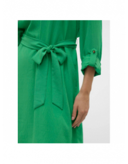 Robe courte à ceinture gavina vert femme - Vero Moda