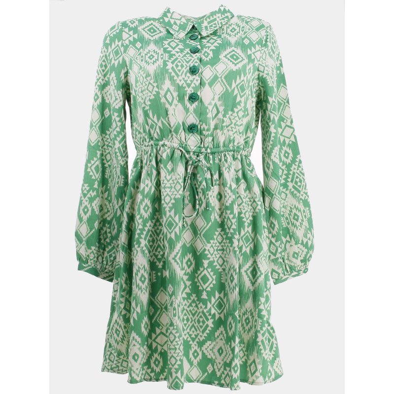 Robe courte fluide gema gida vert femme - Vero Moda