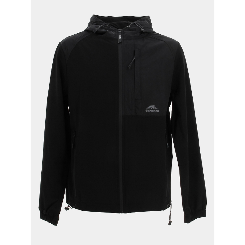 Veste fine imperméable apolox noir homme - Helvetica