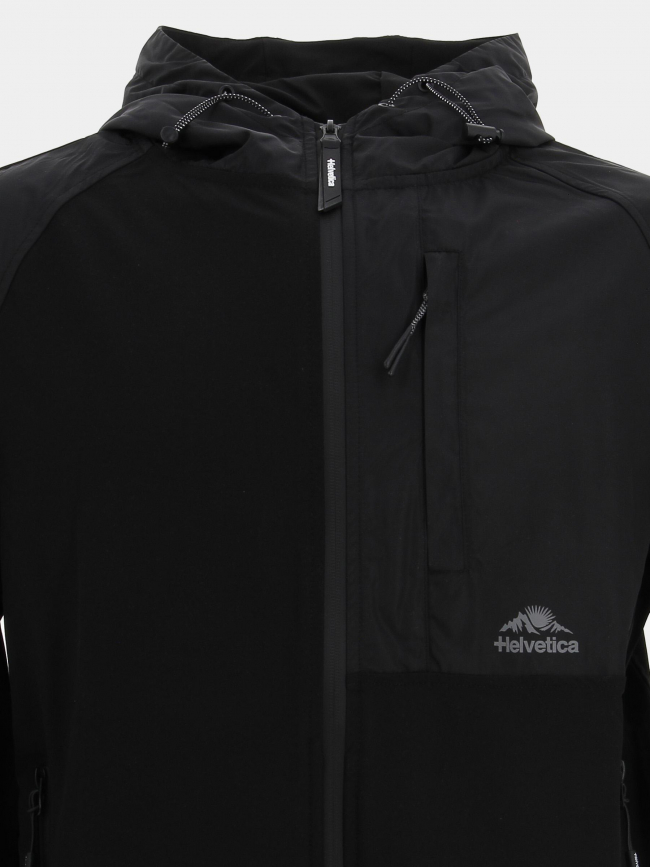 Veste fine imperméable apolox noir homme - Helvetica