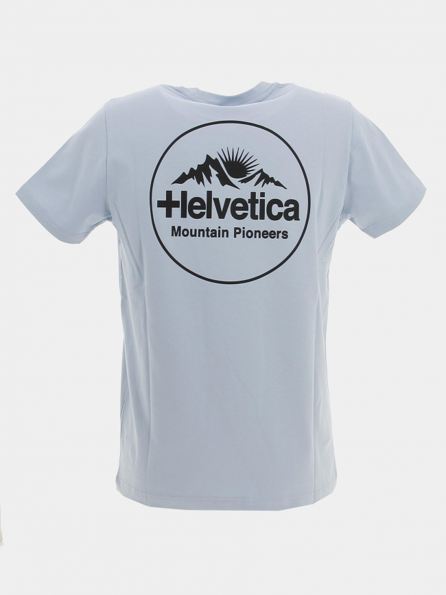 T-shirt ice otta bleu homme - Helvetica