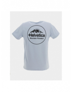 T-shirt ice otta bleu homme - Helvetica