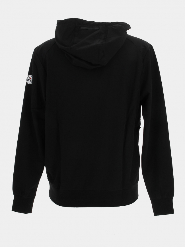 Sweat à capuche bruges noir homme - Helvetica