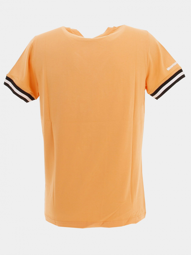T-shirt malcom peach orange homme - Helvetica