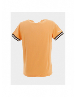 T-shirt malcom peach orange homme - Helvetica