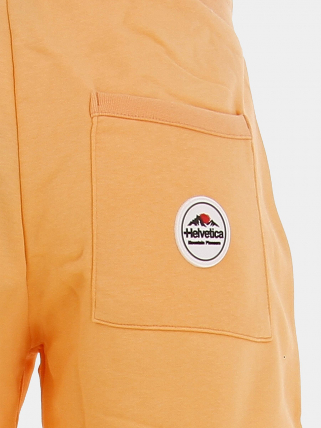 Short jogging tarbes 2 peach orange homme - Helvetica